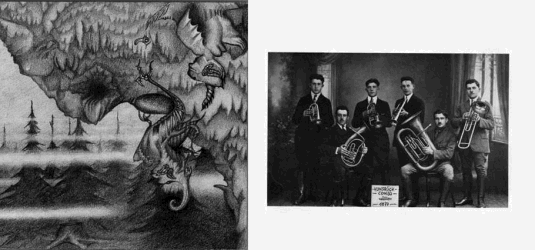 DOM V 7-08 - Cover and postcard