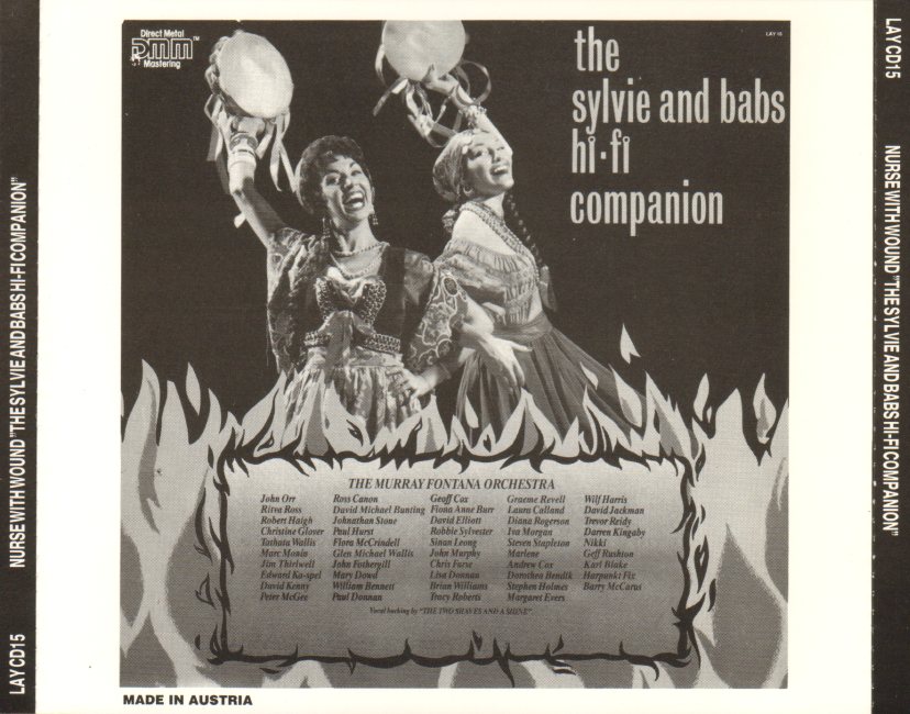 洋楽 Nurse With Wound - The Sylvie And Babs The Sylvie And Babs Hi-Fi Companion - Andrew Liles