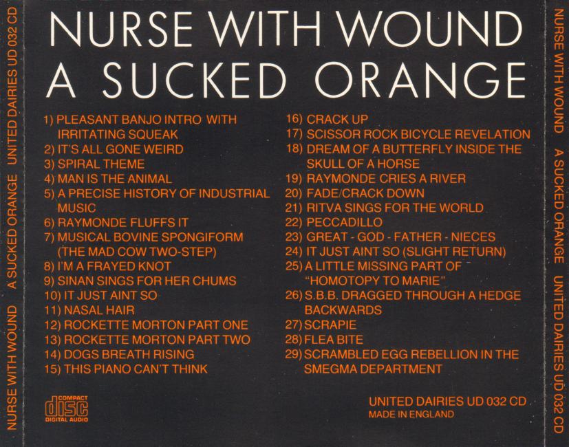 洋楽 A Sucked Orange Nurse With Wound Nurse With Wound – A Sucked Orange – CD (Album), 1989