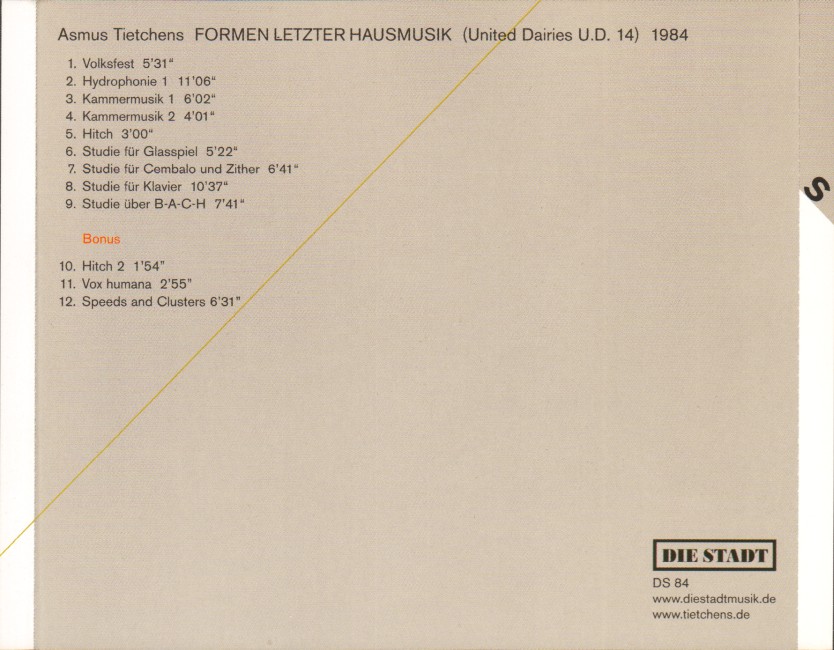 Formen Letzter Hausmusik